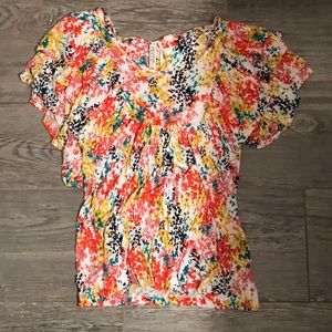 Floral Printed Top NWT